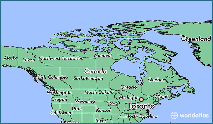 Toronto, Ontario Map